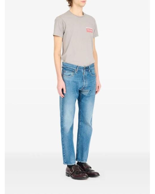 Maison Margiela Blue Pants 5 Pockets for men