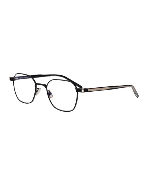 Saint Laurent Black Round Optical Sl 883 001