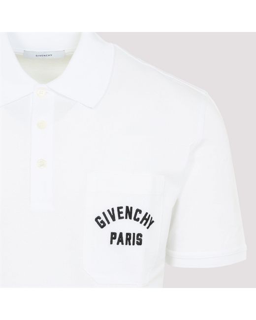 Givenchy White Polo