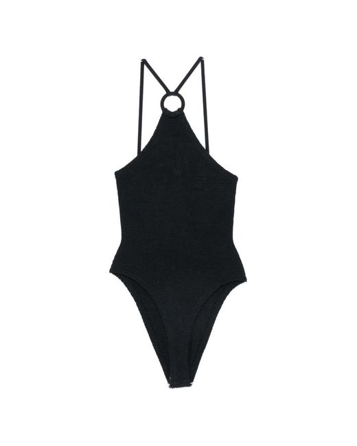 Hunza G Black Jasmine Swimsuit