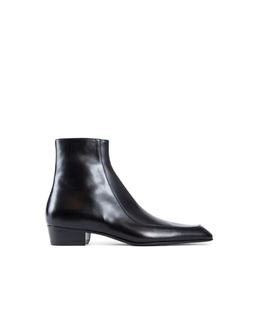 Saint Laurent Augustin Knöchelstiefel in Black für Herren