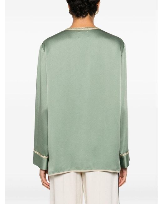 Forte_forte Green Kimono Jacket