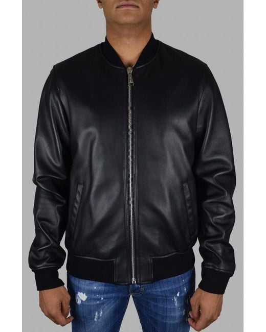 Philipp Plein Black Bomberjacke