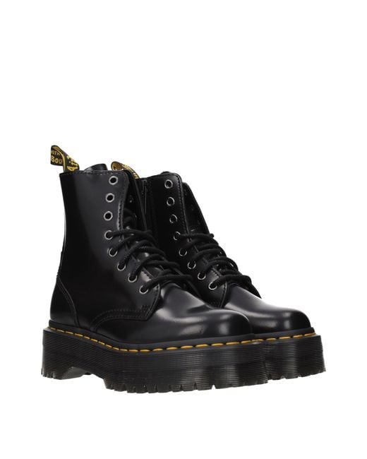 Dr. Martens Black Dr. Martens Stivaletti Donna Pelle Nero for men