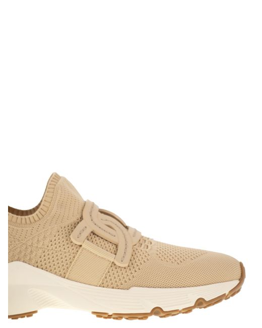 Tod's Natural Tod 's Kate Technische Stoff -Turnschuhe