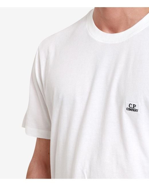C P Company White T Shirts And Polos