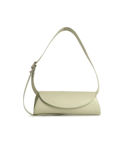 Jil Sander Metallic Small 'Cannolo' Light Lear Bag