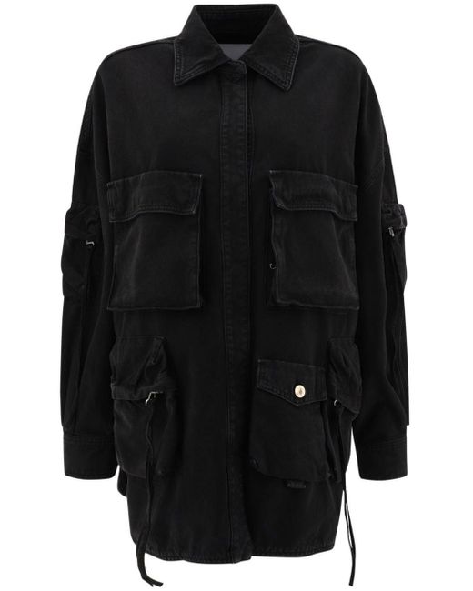 The Attico Black Fern Denim Jacket