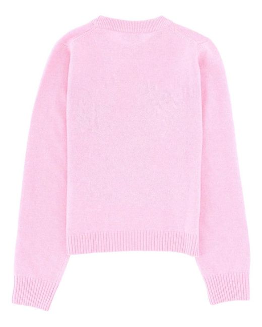 Ganni Pink Wool Jersey
