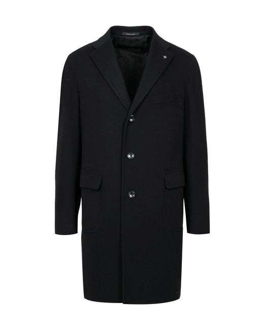 Tagliatore Black Coats for men