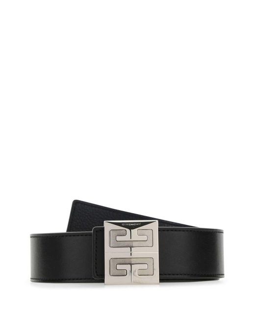 Givenchy Black Leather Belt for men