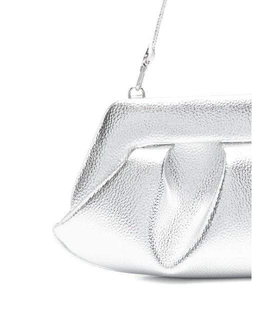THEMOIRÈ Metallic Gea Laminated Clutch