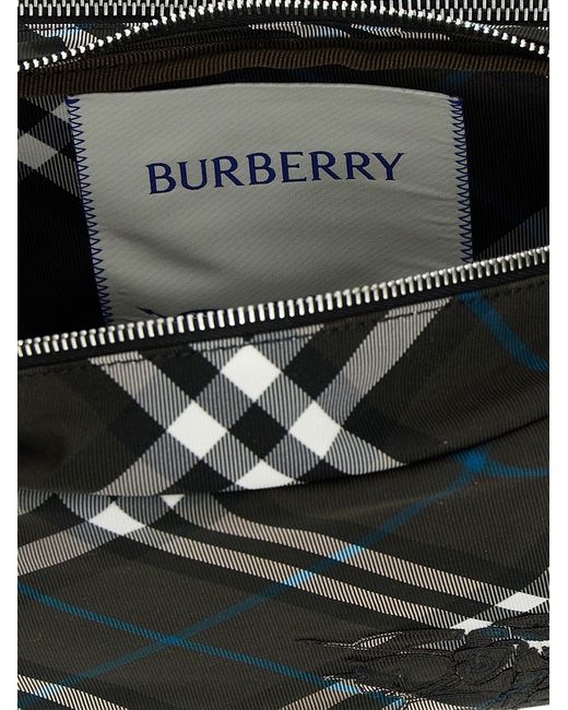 Burberry Black 'Check' Crossbody Bag