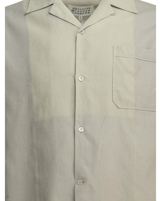 Maison Margiela White Casual Cotton Shirt for men