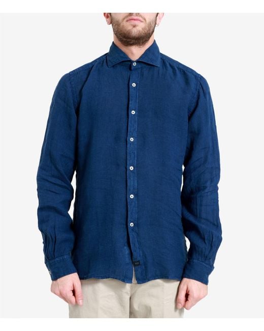 Fay Blue Shirts for men