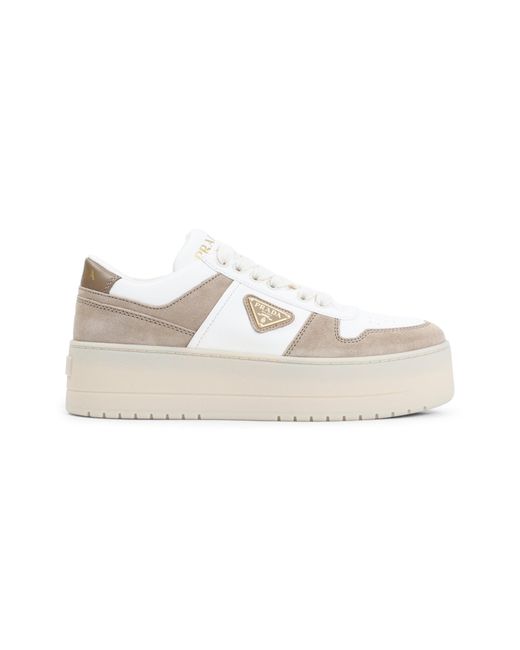 Prada Natural Downtown Bold Sneakers