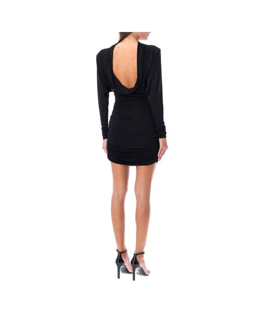 Saint Laurent Black Short Dresses