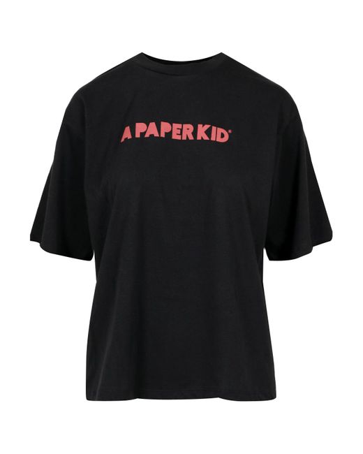 A PAPER KID Black Ein Papierkind T -Shirts und Polos schwarz