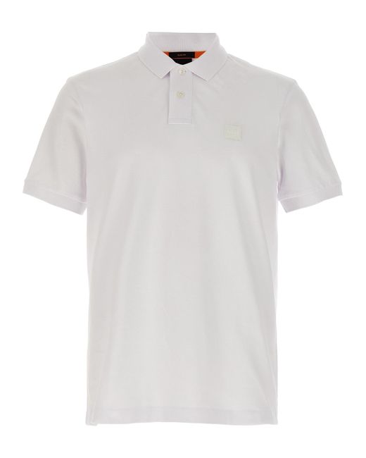 Boss 'Passagier' Polo -Shirt in White für Herren