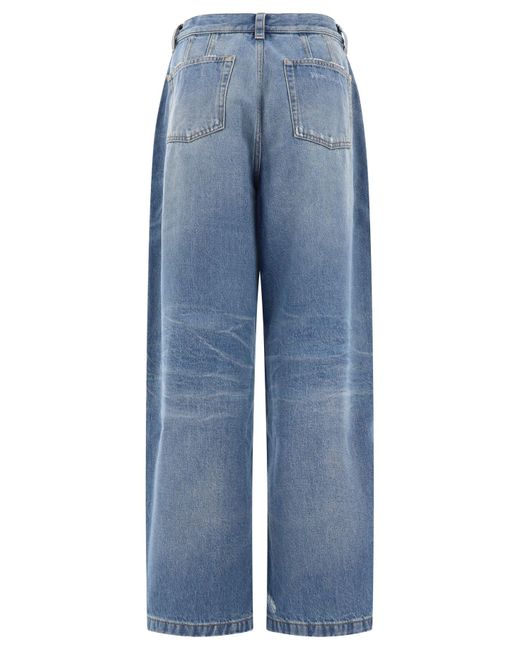 Jeans de «logo lavé» de Palm Angels en coloris Blue
