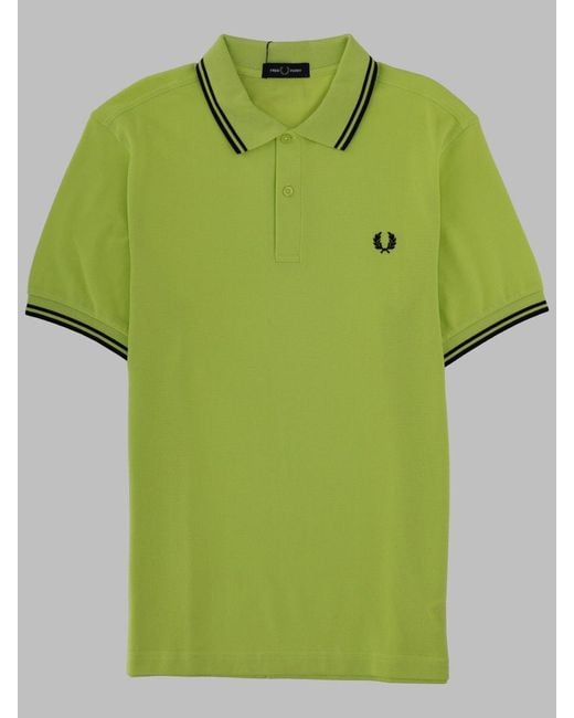 Fred Perry Green Polo Con Logo