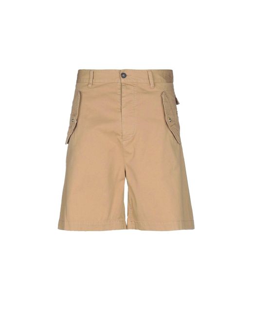 DSquared² Natural Cotton Shorts for men