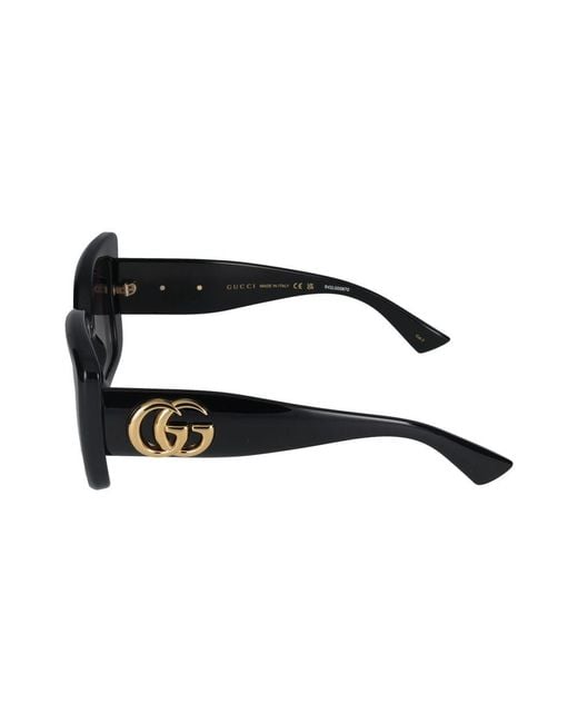 Gucci Black Square Sunglasses