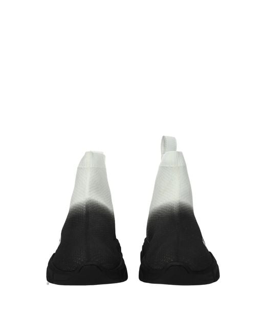 Love Moschino Black Sneakers Donna Tessuto Nero/Bianco Sporco