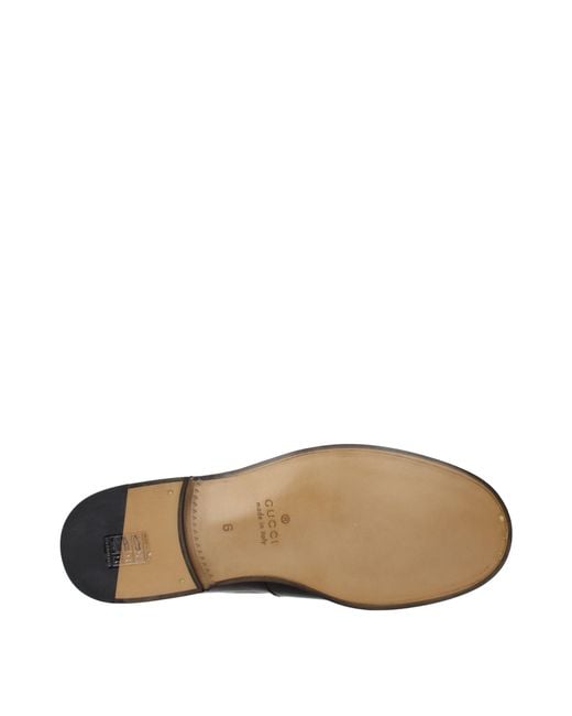 Gucci Black Millennial Moccasins Leather
