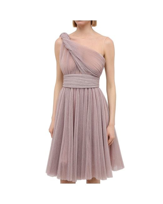 Dolce y gabbana un vestido de hombro Dolce & Gabbana de color Pink