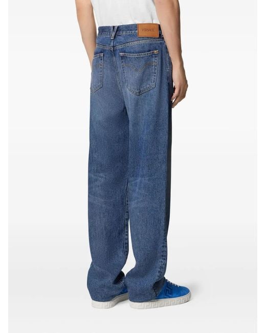 Versace Blue 'Medusa Biggie' Jeans for men