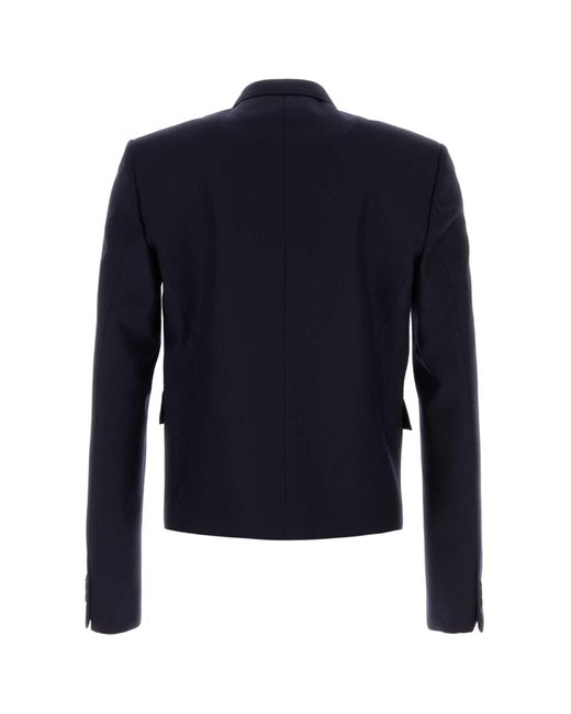 Loewe Blue Wool Blazer for men