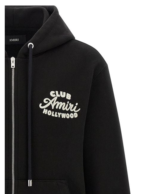 'club ' sudadera con capucha Amiri de hombre de color Black