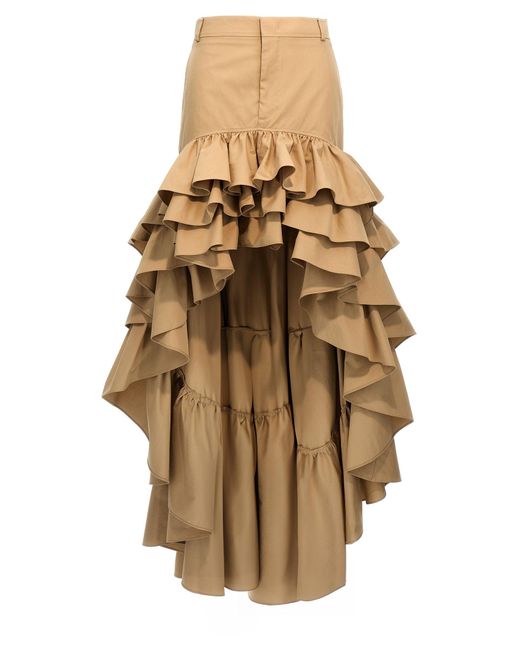 Moschino Asymmetrische Rok in het Natural