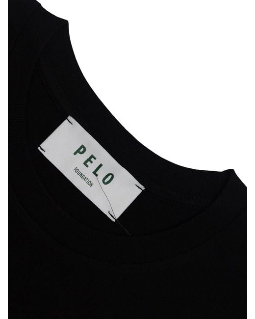 PELO FOUNDATION Black Tshirt for men
