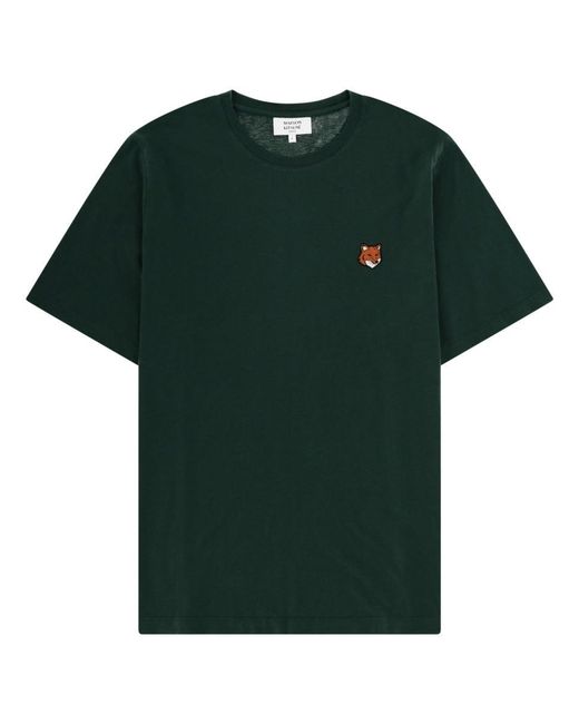 Maison Kitsuné Green T Shirt "Fox Head"