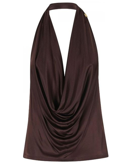 Elisabetta Franchi Purple Canottiera