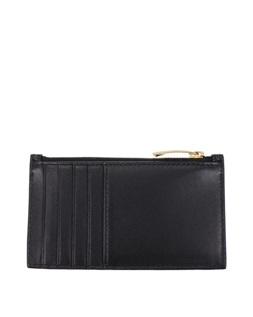 Bottega Veneta Black Leather Document Holder