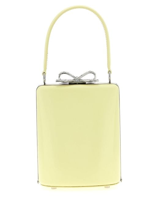 Self-Portrait Yellow Self -Porträt -Handtasche 'gelbe Ledertasche'