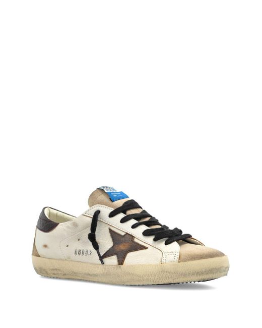 Golden Goose Deluxe Brand White "Super-Star" Sneakers for men