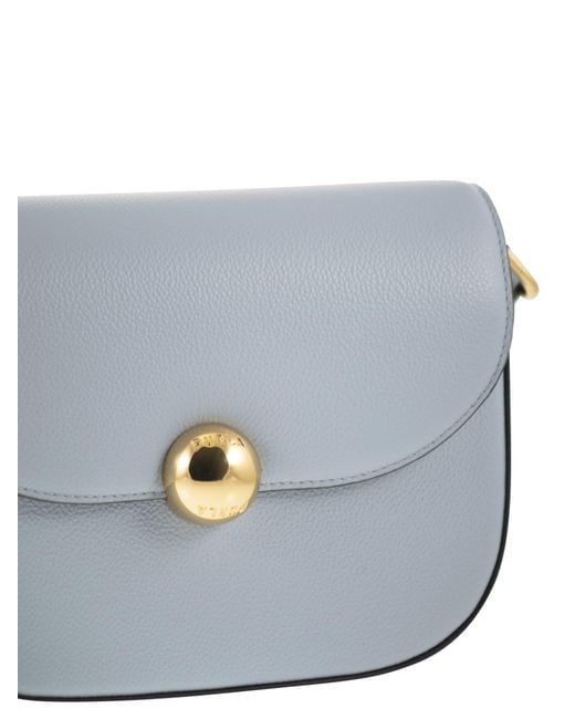 Furla Gray Moonlight Shoulder Bag S