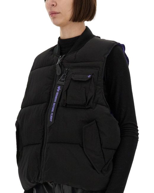 Alpha Industries Black Sleeveless Ma-1