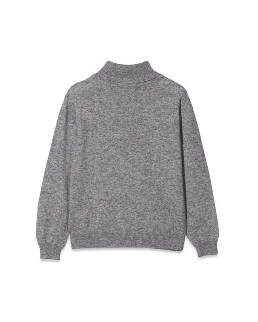 Fay Gray Crew Neck Sweater