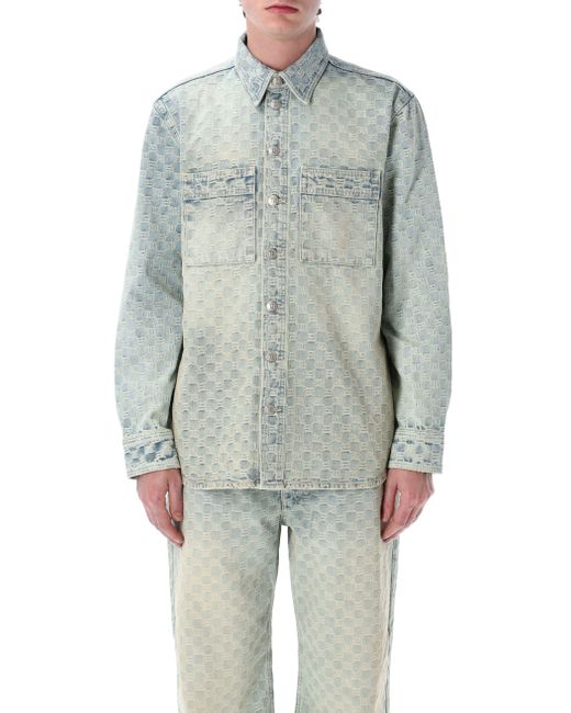 Abrigos de M I S B H V de hombre de color Blue