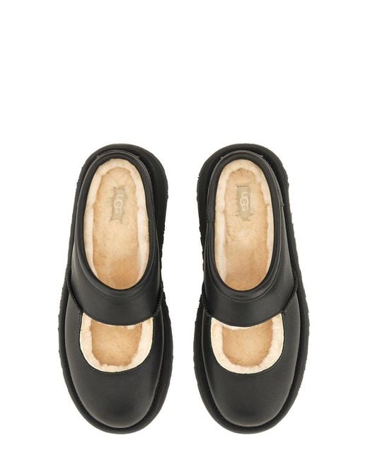 Ugg Black Bea Mary Jane" Sandal