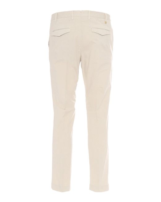 PT01 Natural Pants Master, Flat Front, Diagonal Pockets, Flap Back Pockets, Finished