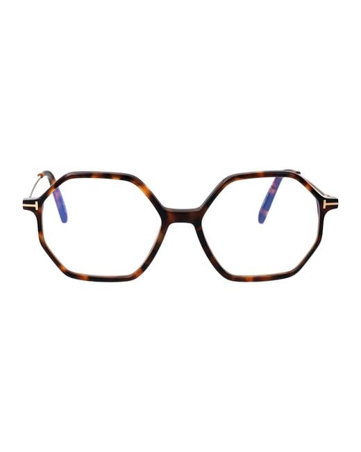 Tom Ford Multicolor Avana Scura Acetate Optical Glasses