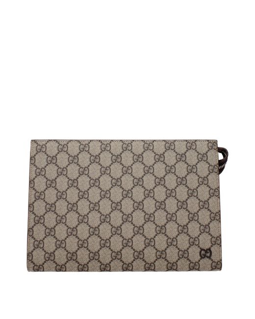 Gucci Metallic Pochette And Ebony