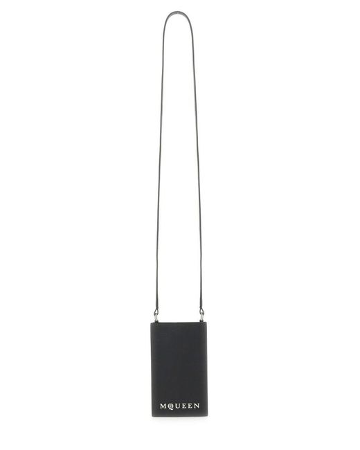 McQueen White Calf Skin Mobile
