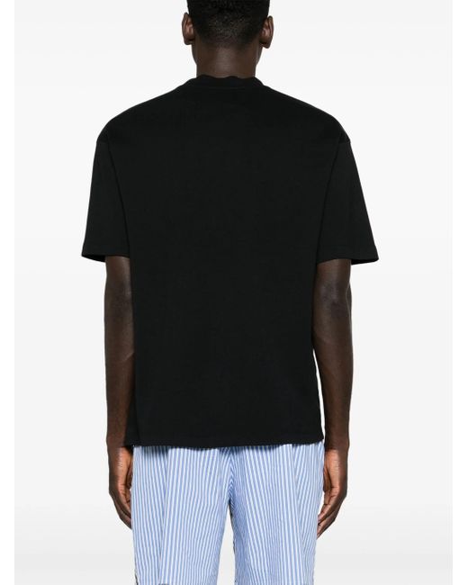 Drole de Monsieur Black Le T Shirt Slogan Classique